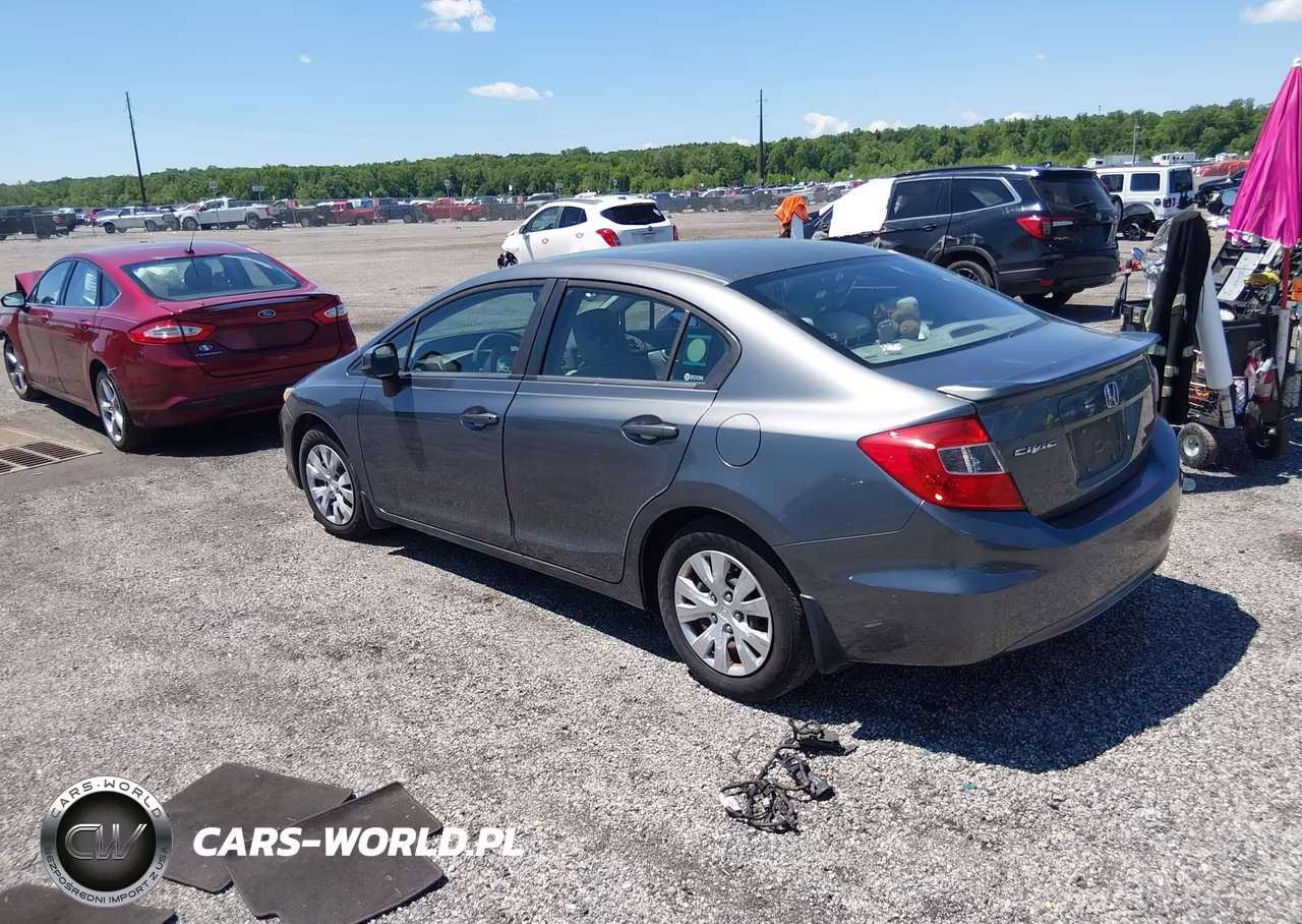 2012 Honda Civic Lx VIN:19XFB2F56CE302360 - 3