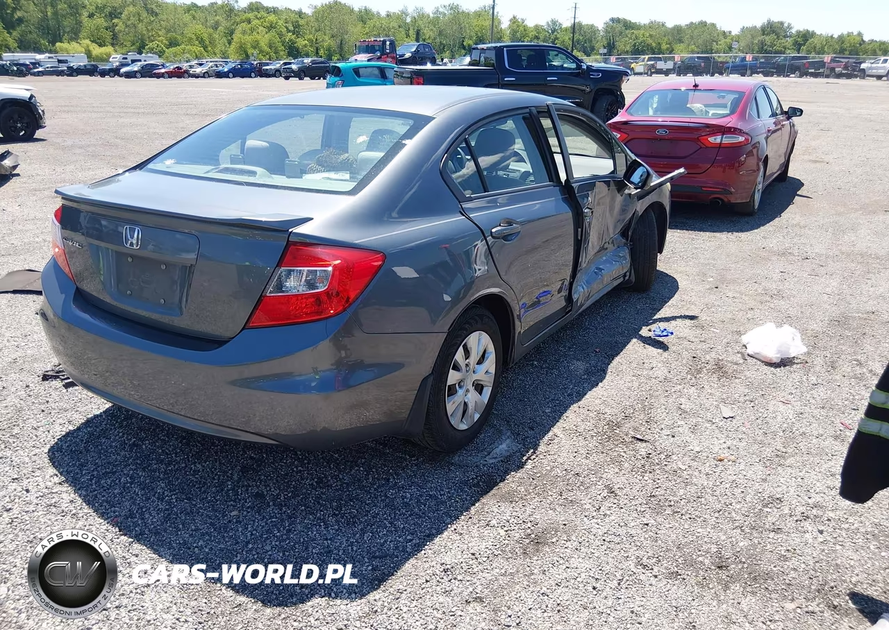 2012 Honda Civic Lx VIN:19XFB2F56CE302360 - 4