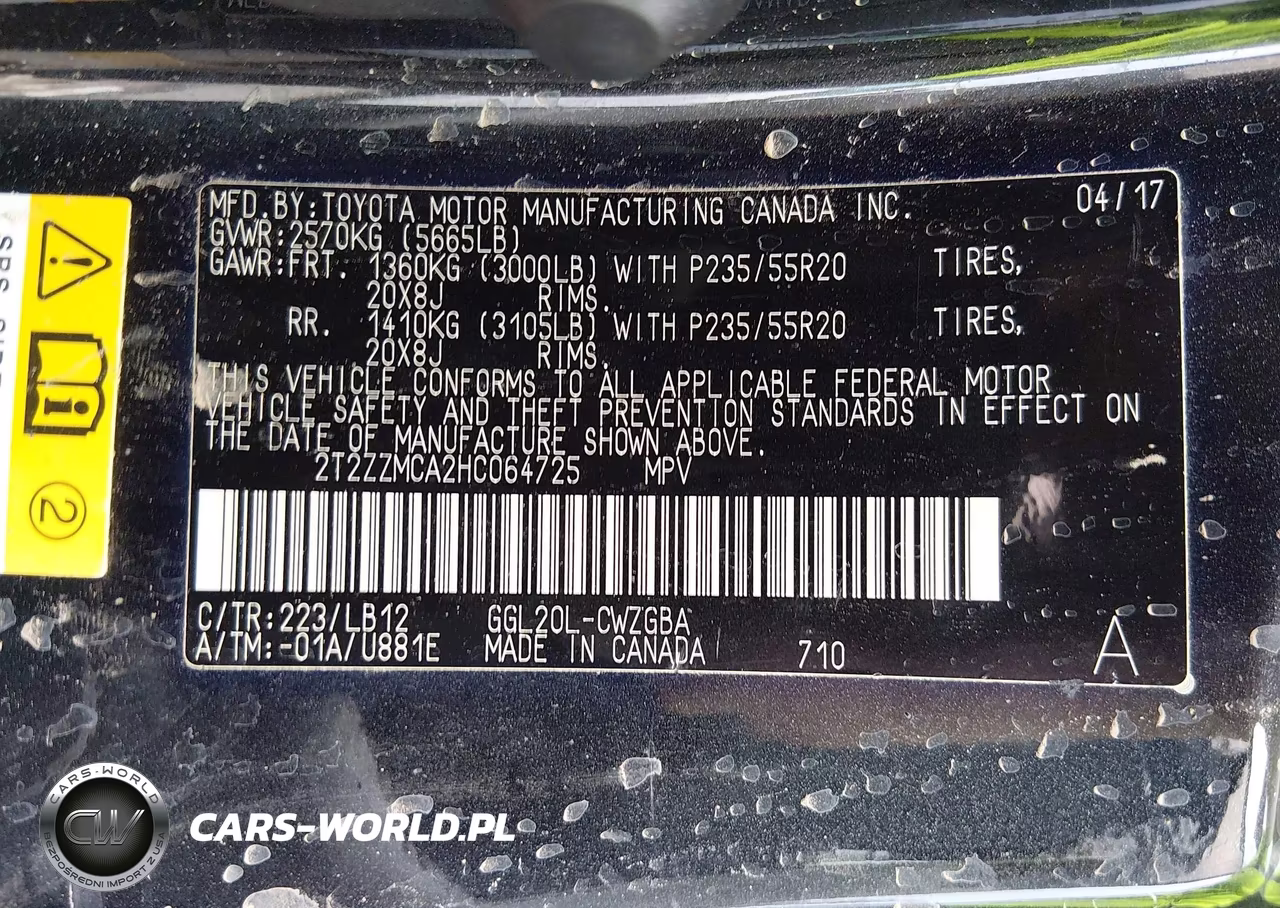 2017 Lexus Rx 350 VIN:2T2ZZMCA2HC064725 - 9
