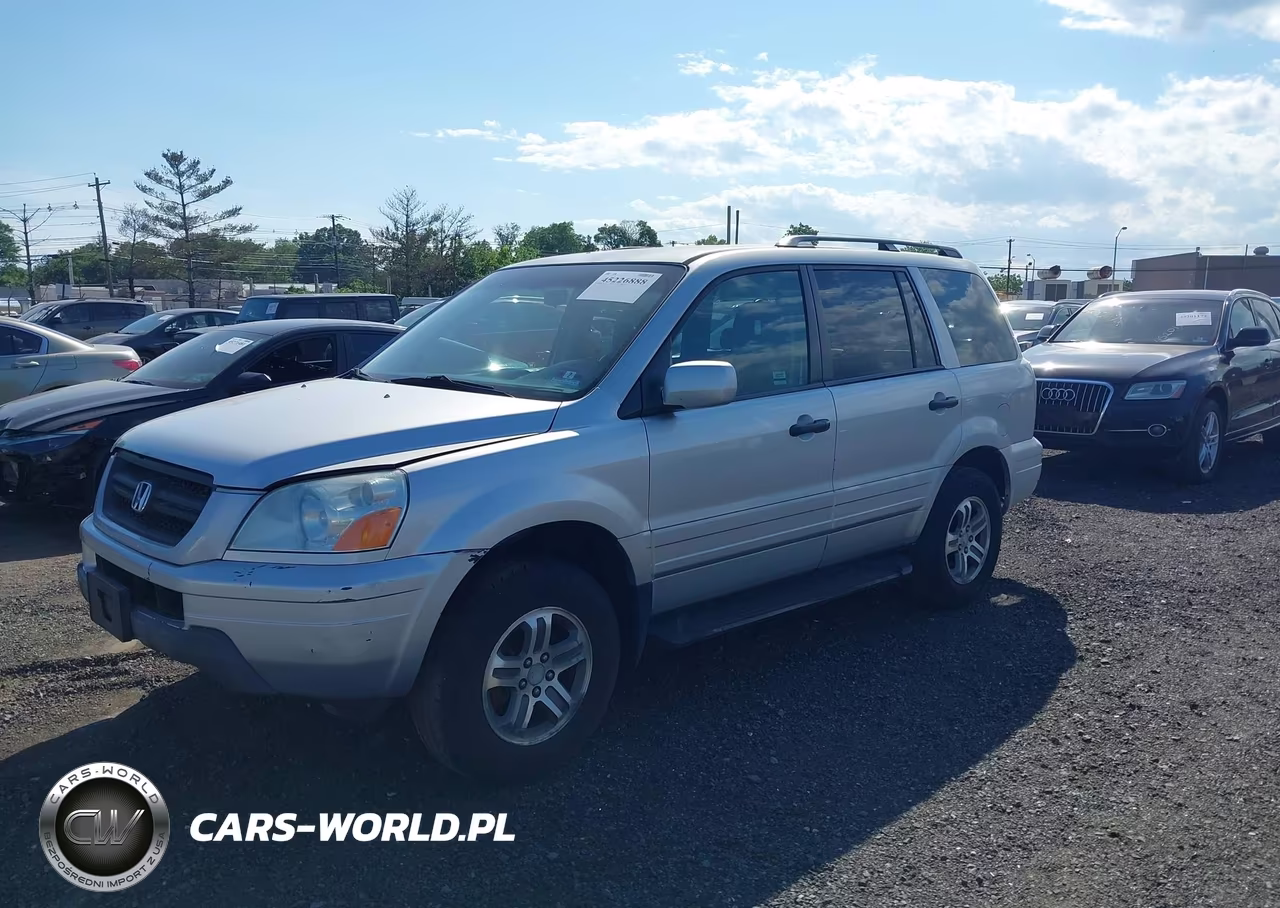 2004 Honda Pilot Ex-L VIN:2HKYF18784H552489 - 2