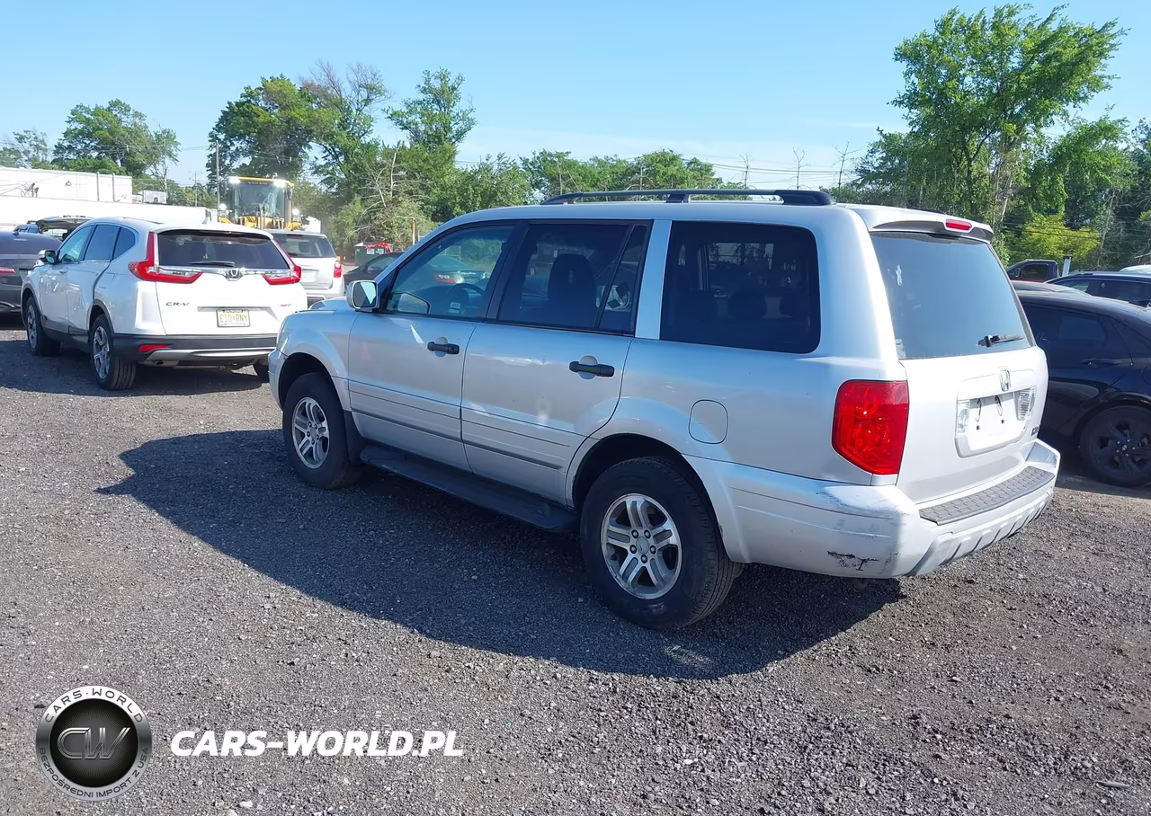2004 Honda Pilot Ex-L VIN:2HKYF18784H552489 - 3