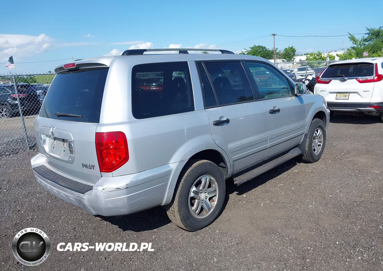 2004 Honda Pilot Ex-L VIN:2HKYF18784H552489 - 4