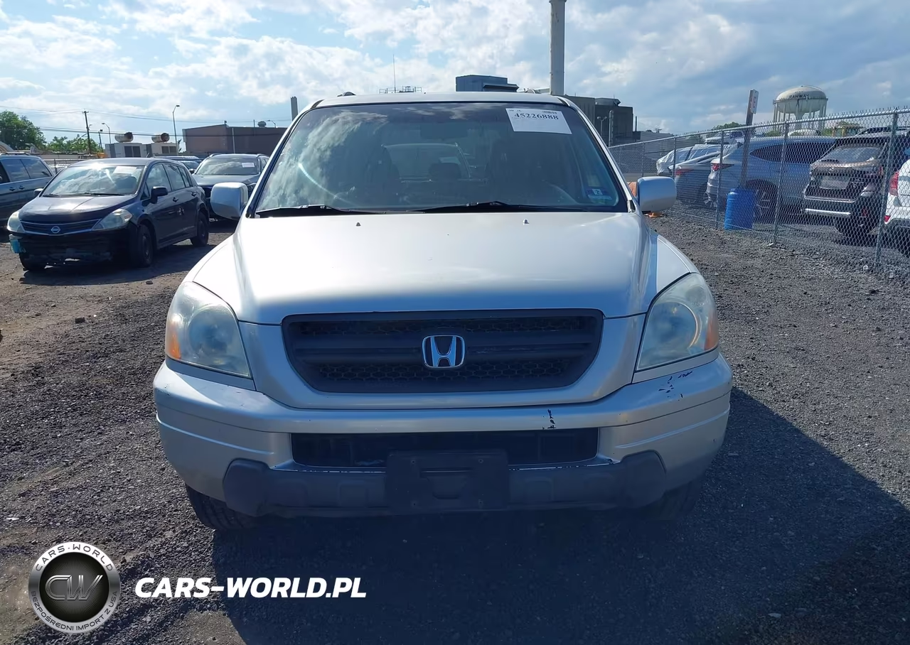 2004 Honda Pilot Ex-L VIN:2HKYF18784H552489 - 6