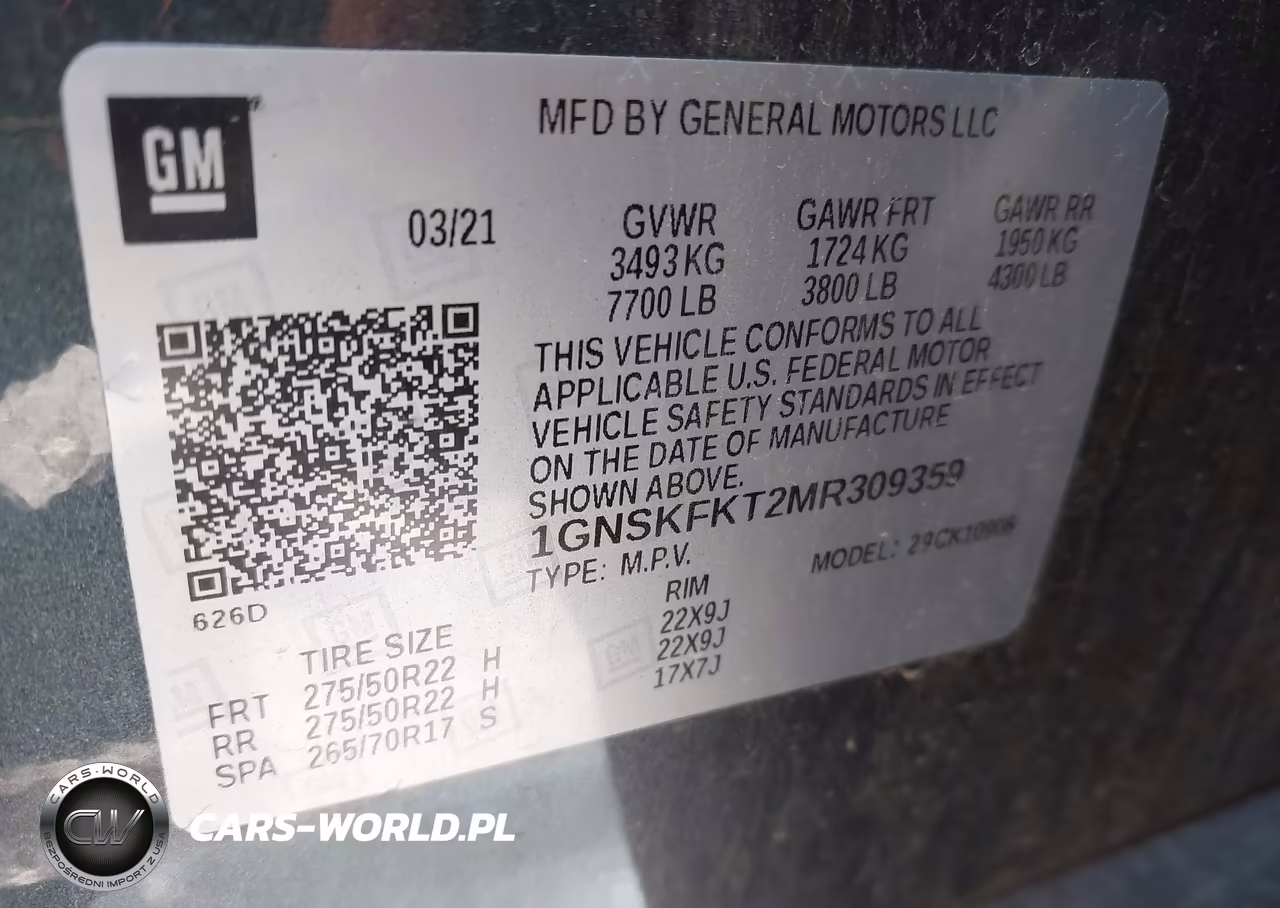 2021 Chevrolet Suburban 4Wd Premier VIN:1GNSKFKT2MR309359 - 9