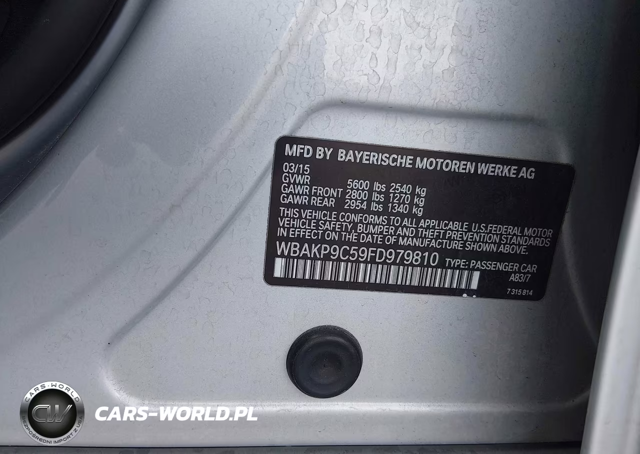2015 BMW 550I xDrive VIN:WBAKP9C59FD979810 - 9