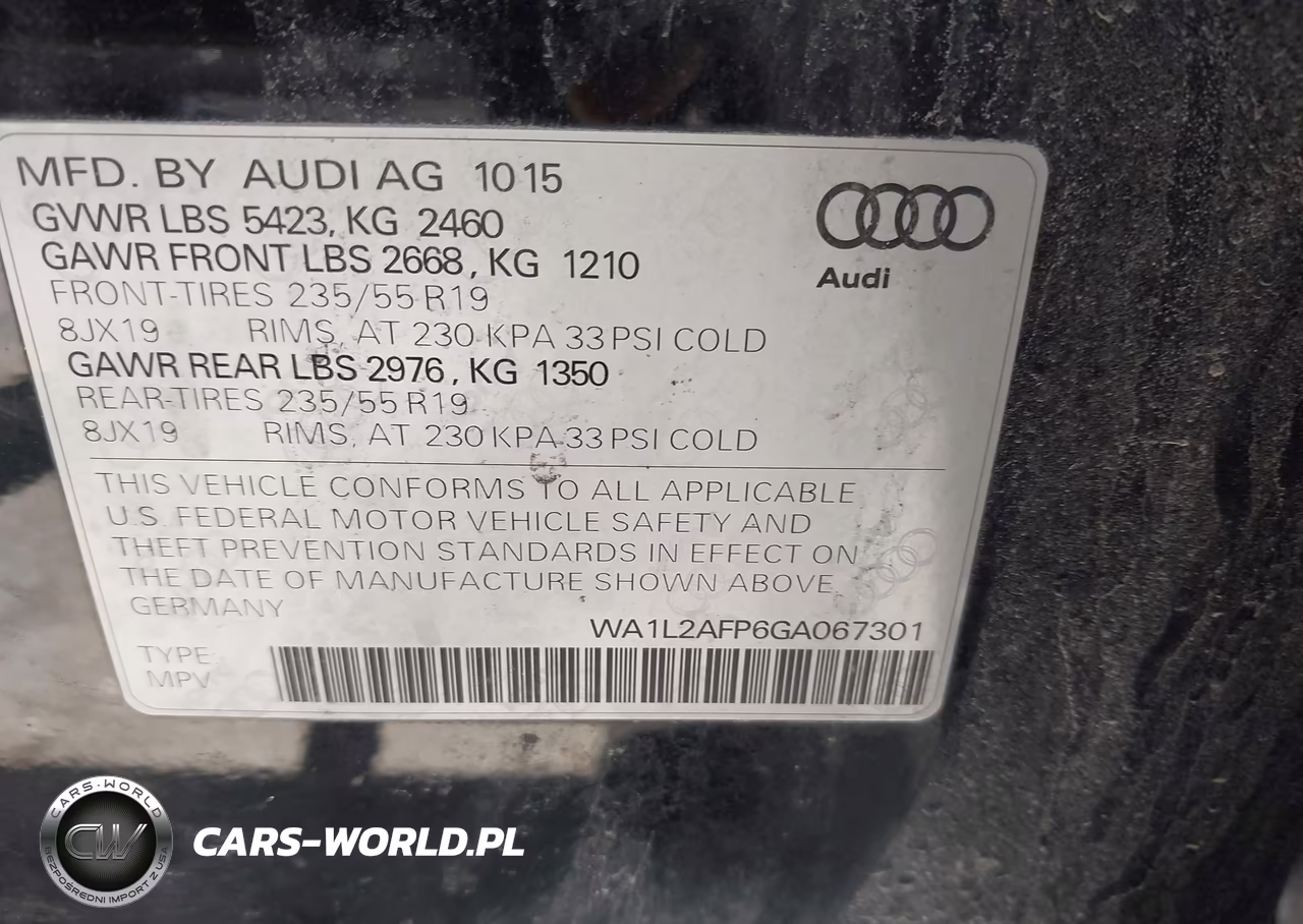 2016 Audi Q5 2.0T Premium VIN:WA1L2AFP6GA067301 - 9