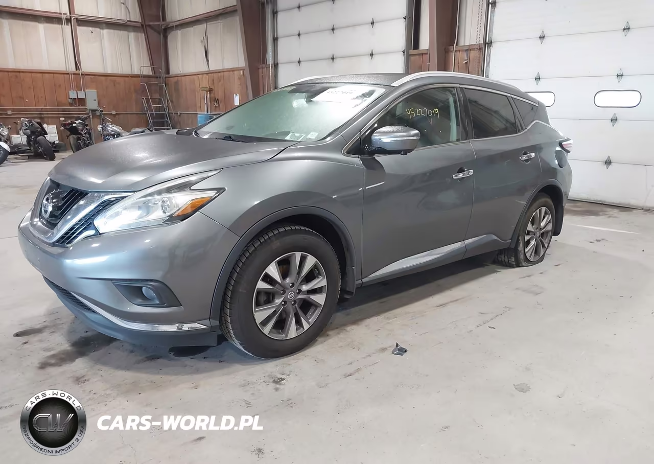 2015 Nissan Murano Sl VIN:5N1AZ2MH9FN235655 - 2
