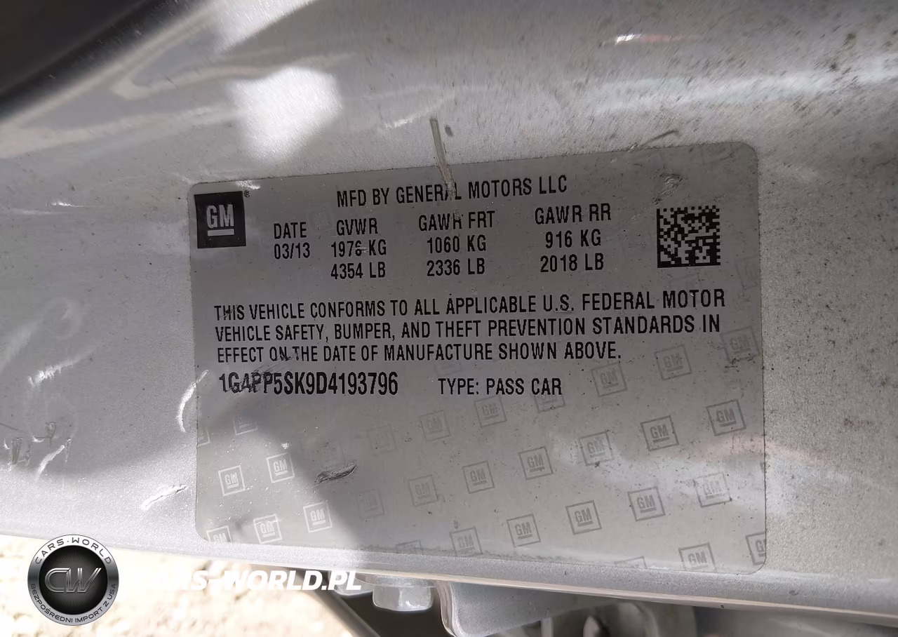 2013 Buick Verano VIN:1G4PP5SK9D4193796 - 9