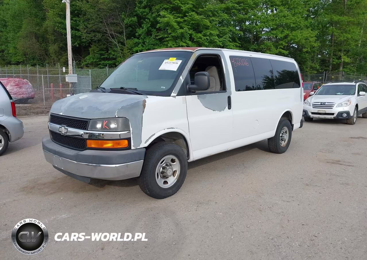 2009 Chevrolet Express 3500 Ls VIN:1GAHG35K491178021 - 2