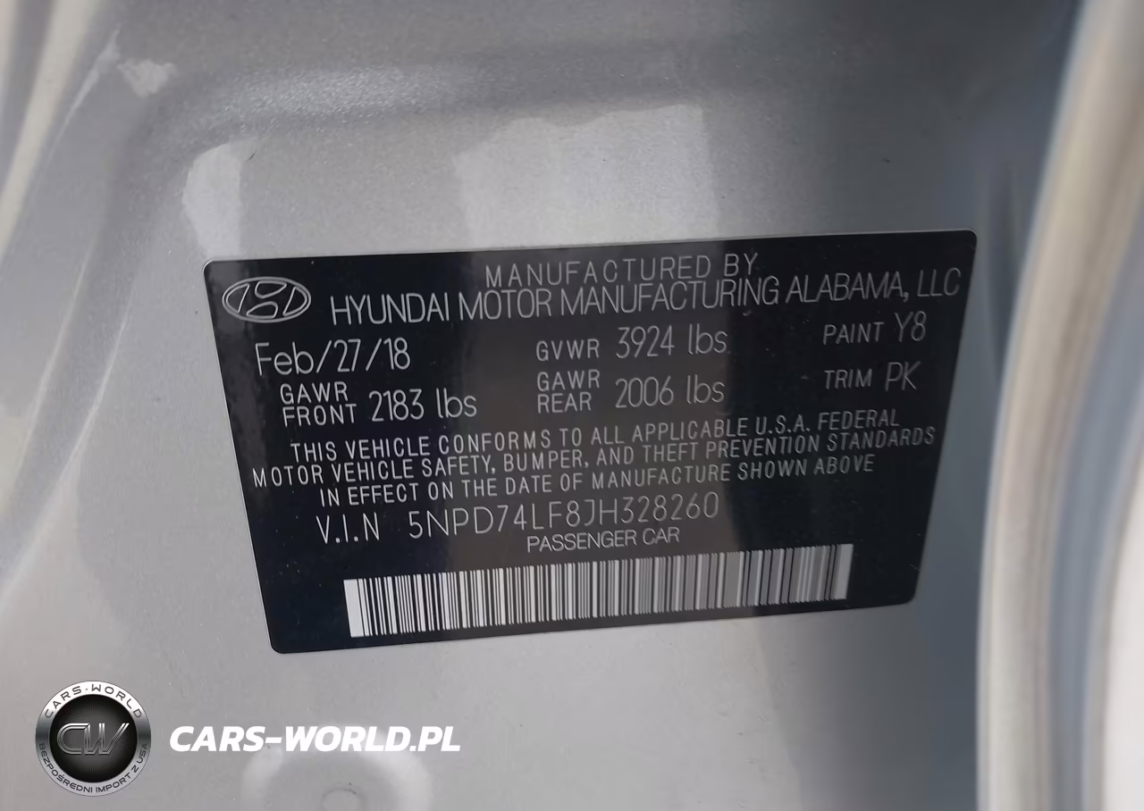 2018 Hyundai Elantra Se VIN:5NPD74LF8JH328260 - 9