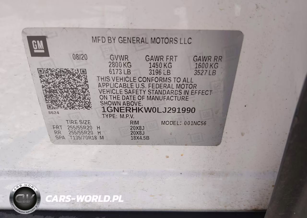 2020 Chevrolet Traverse Fwd Lt Leather VIN:1GNERHKW0LJ291990 - 9