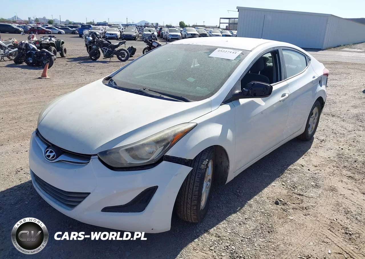 2014 Hyundai Elantra Se VIN:5NPDH4AEXEH526660 - 2