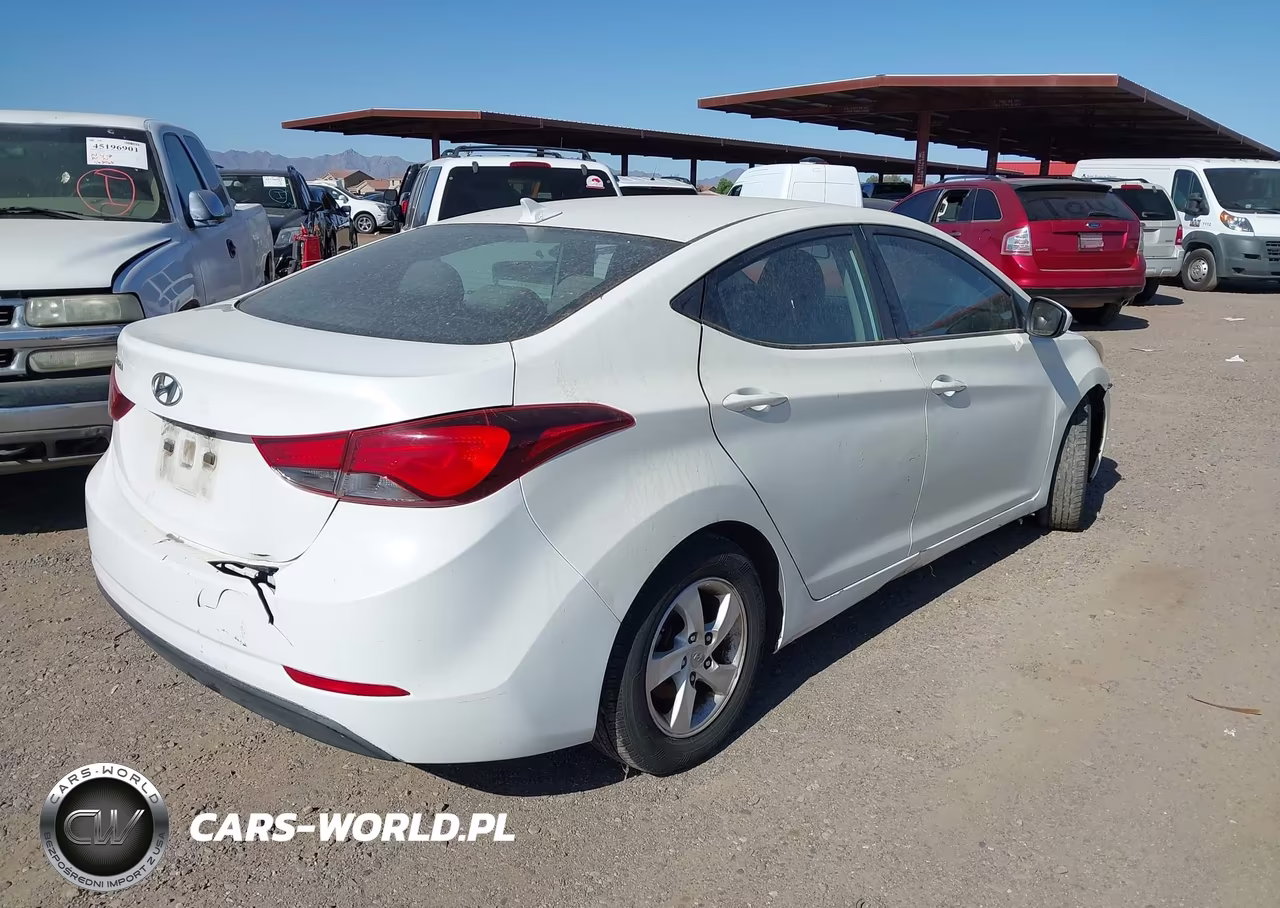 2014 Hyundai Elantra Se VIN:5NPDH4AEXEH526660 - 4