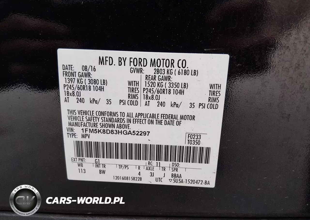 2017 Ford Explorer Xlt VIN:1FM5K8D83HGA52297 - 9