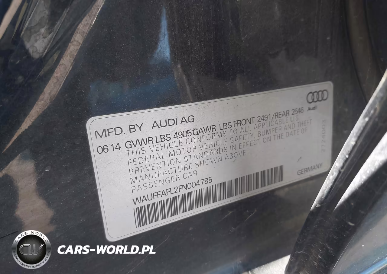 2015 Audi A4 2.0T Premium VIN:WAUFFAFL2FN004785 - 9