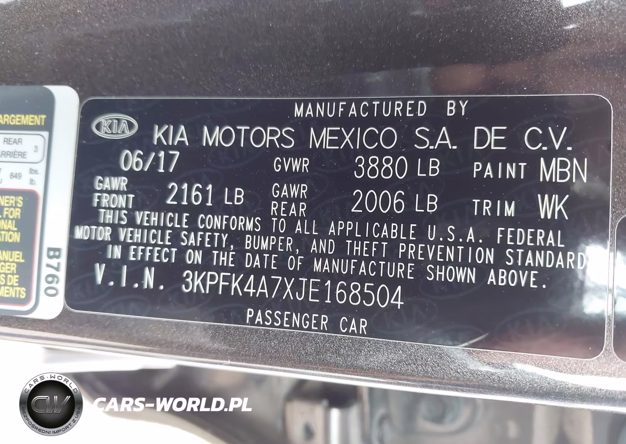 2018 Kia Forte Lx VIN:3KPFK4A7XJE168504 - 9