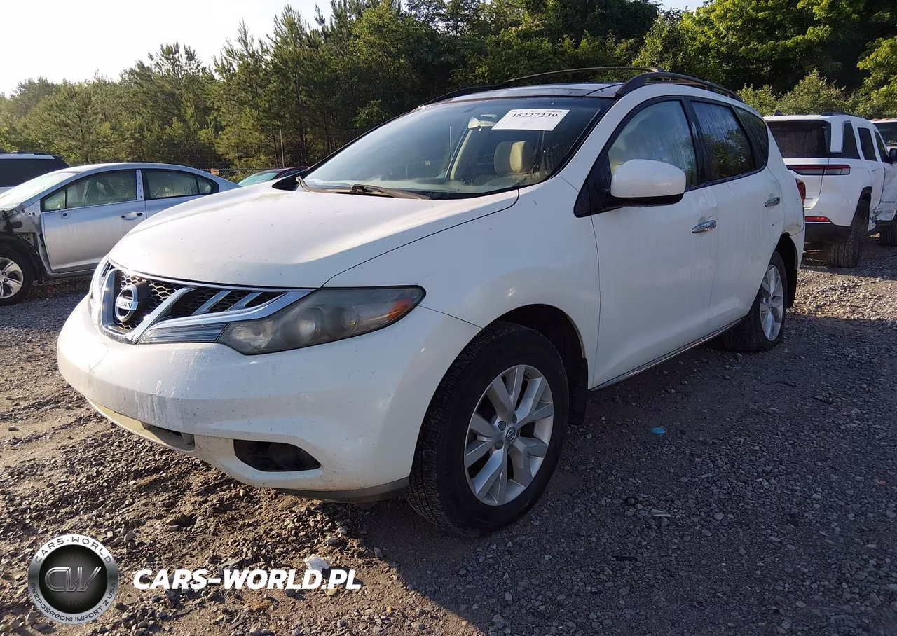 2011 Nissan Murano Sv VIN:JN8AZ1MU9BW059386 - 2