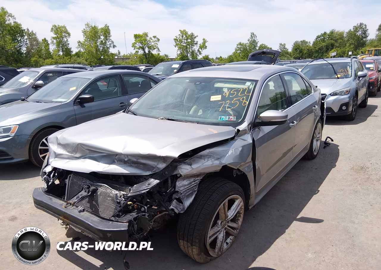 2014 Volkswagen Passat 1.8T Sel Premium VIN:1VWCT7A35EC024447 - 2