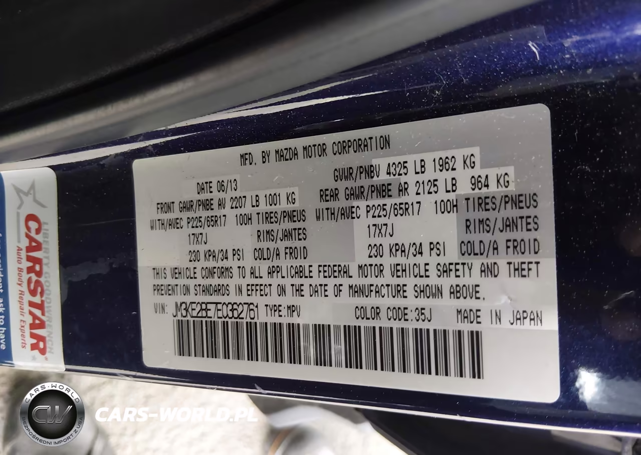 2014 Mazda Cx-5 Sport VIN:JM3KE2BE7E0362761 - 9