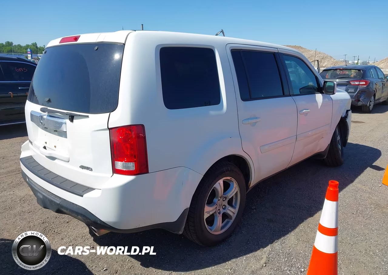 2012 Honda Pilot Ex-L VIN:5FNYF4H51CB013967 - 4