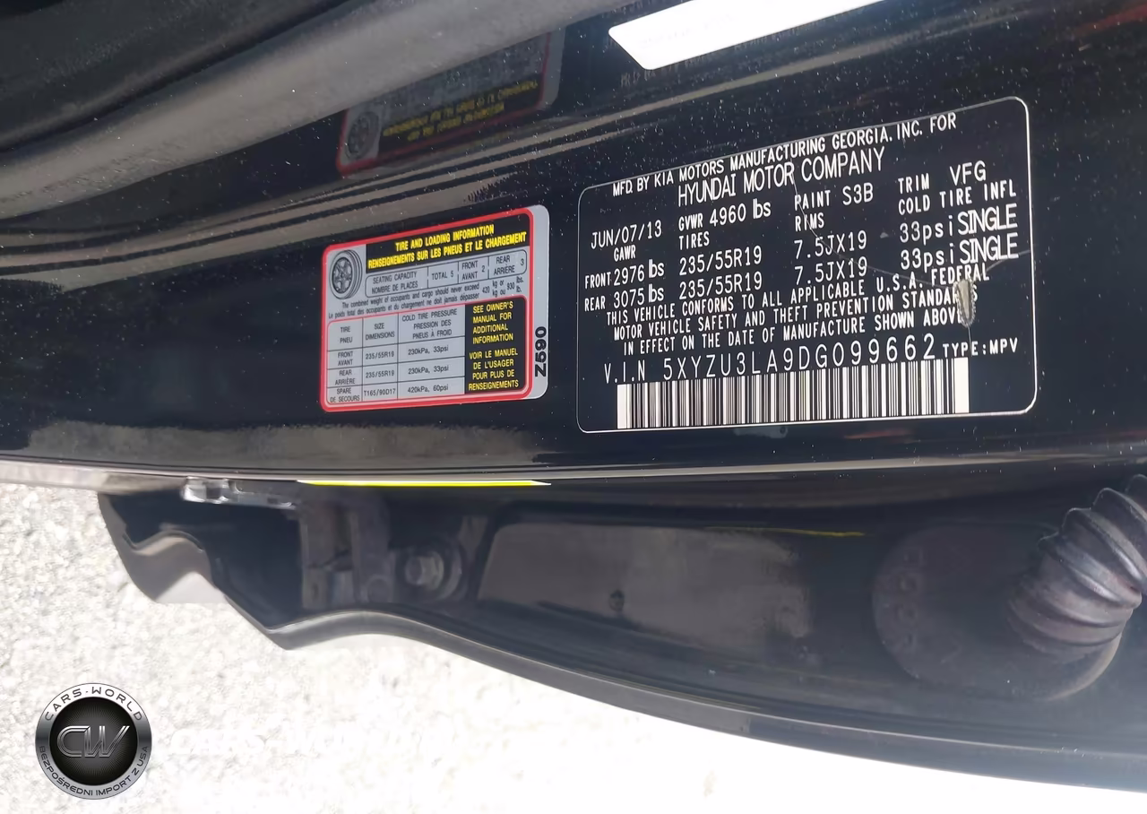 2013 Hyundai Santa Fe Sport 2.0T VIN:5XYZU3LA9DG099662 - 9