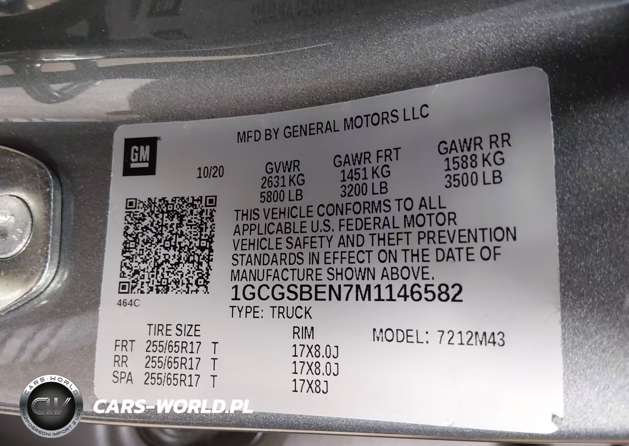 2021 Chevrolet Colorado 2Wd Short Box Wt VIN:1GCGSBEN7M1146582 - 9