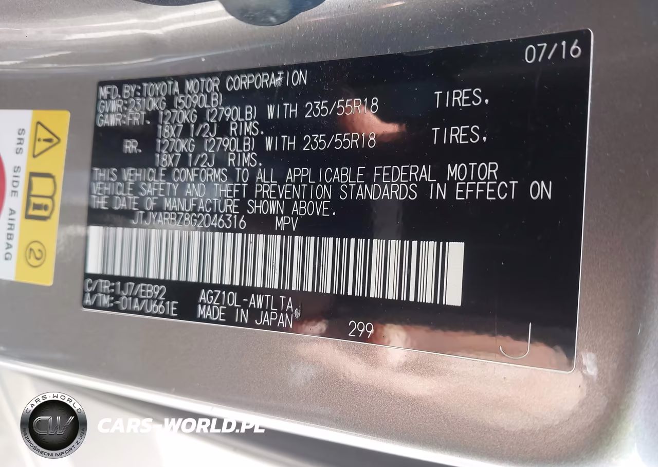 2016 Lexus Nx 200T F Sport VIN:JTJYARBZ8G2046316 - 9