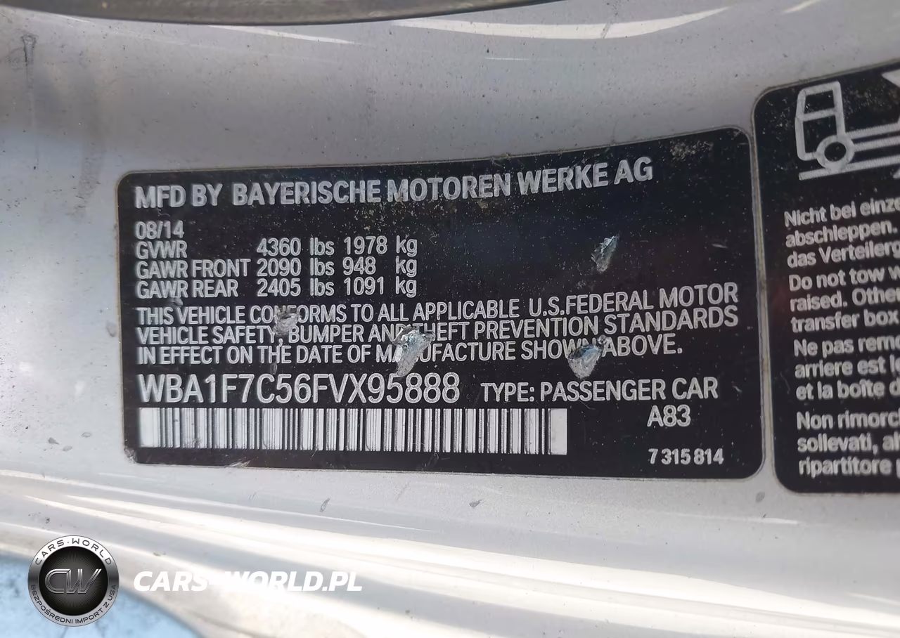 2015 BMW 228I xDrive VIN:WBA1F7C56FVX95888 - 9