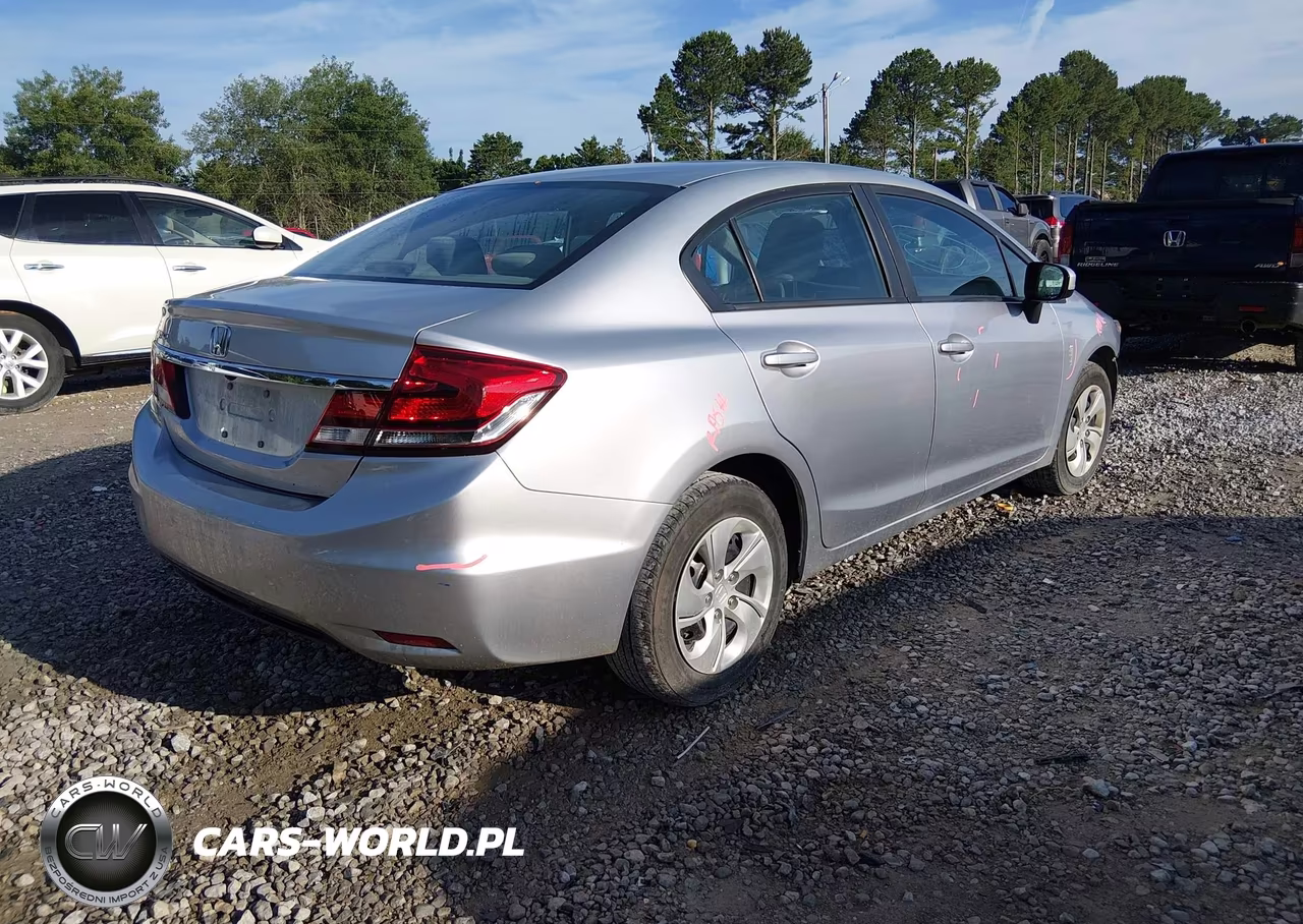2014 Honda Civic Lx VIN:19XFB2F57EE218762 - 4
