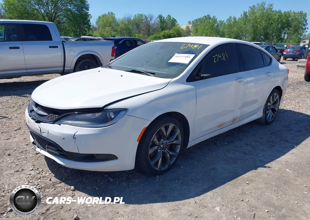 2015 Chrysler 200 S VIN:1C3CCCBG0FN581239 - 2