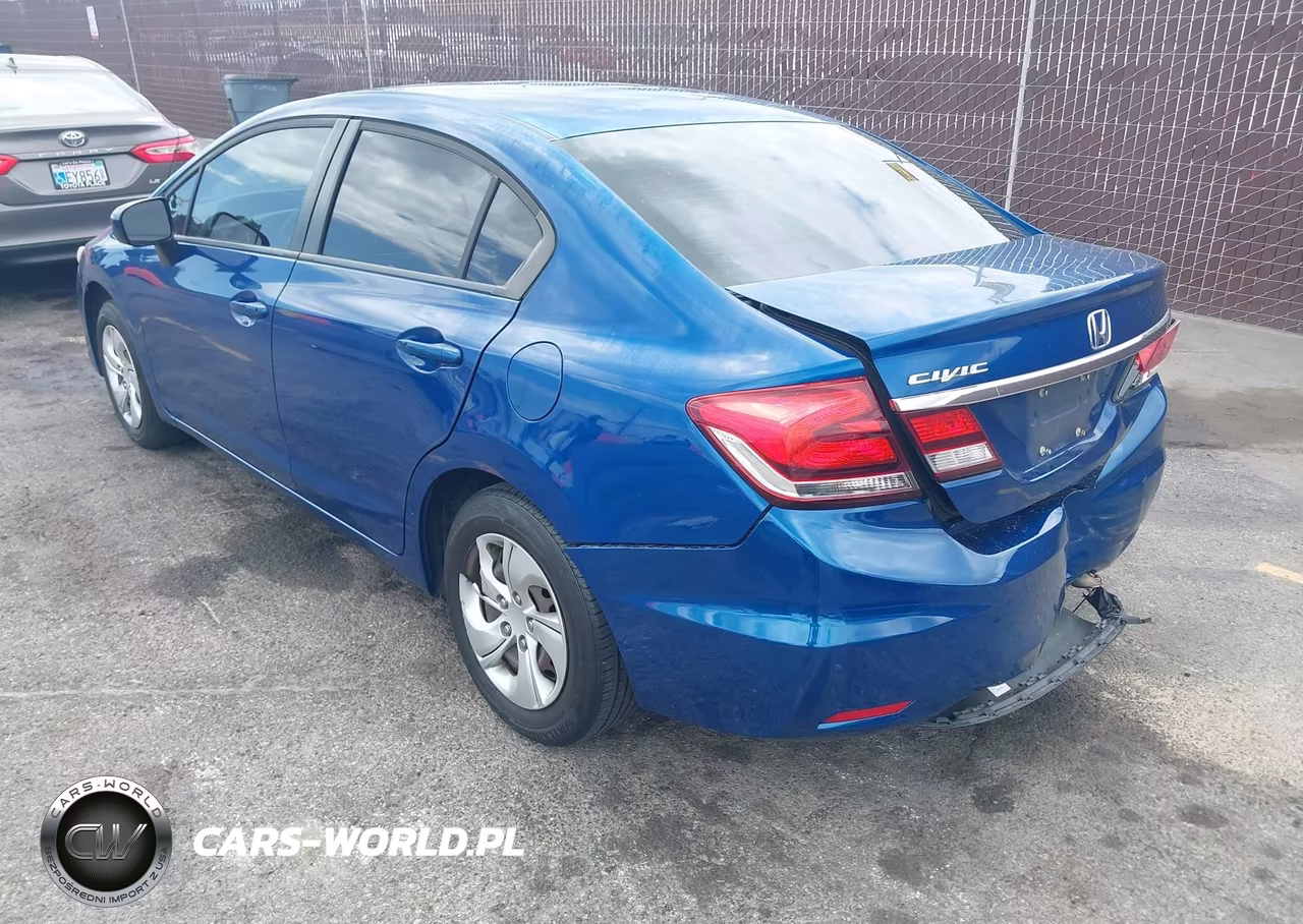 2014 Honda Civic Lx VIN:19XFB2F54EE041846 - 3