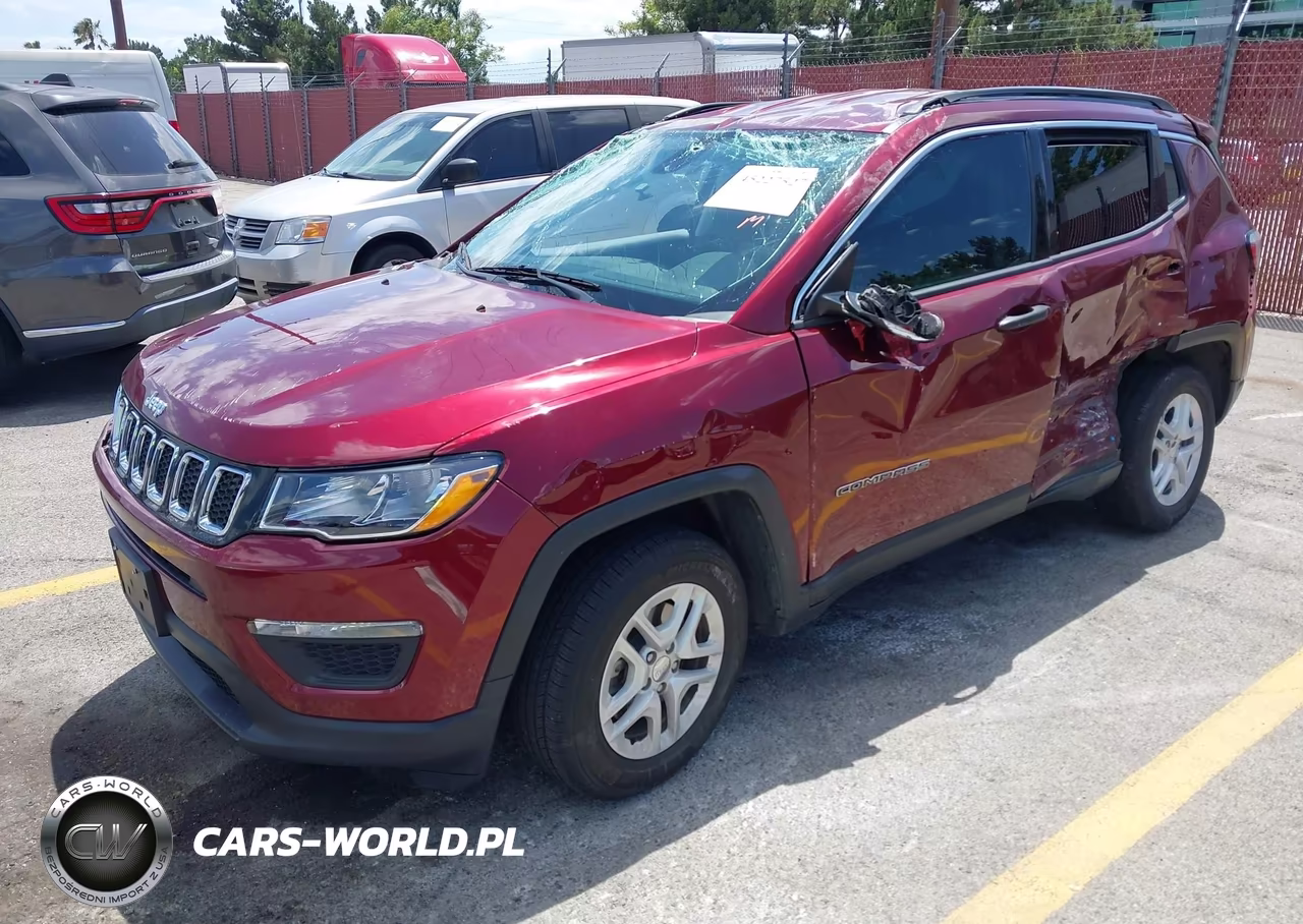 2021 Jeep Compass Sport Fwd VIN:3C4NJCAB6MT514674 - 2
