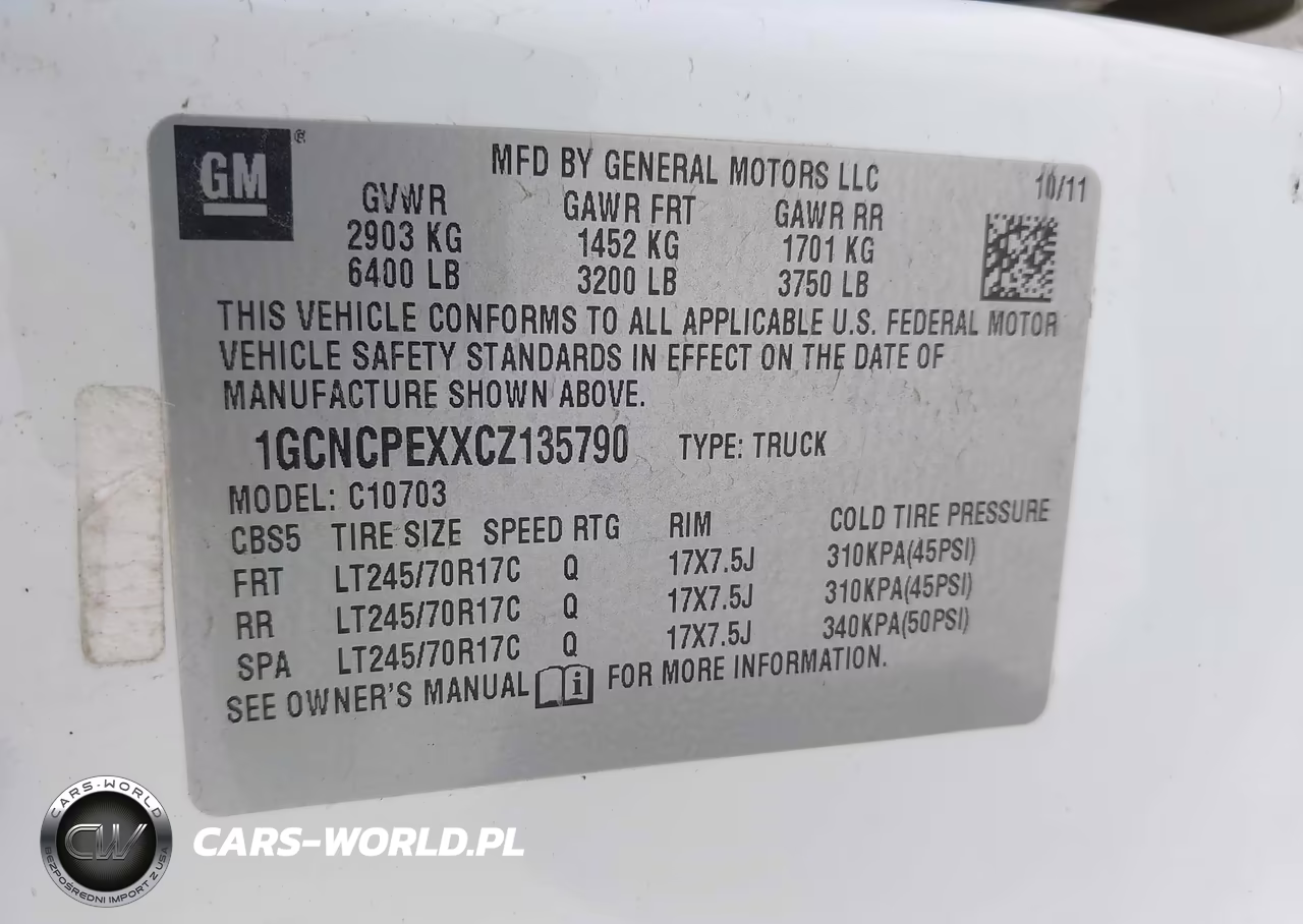 2012 Chevrolet Silverado 1500 Work Truck VIN:1GCNCPEXXCZ135790 - 9