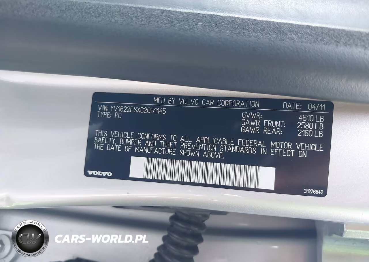 2012 Volvo S60 T5 VIN:YV1622FSXC2051145 - 9