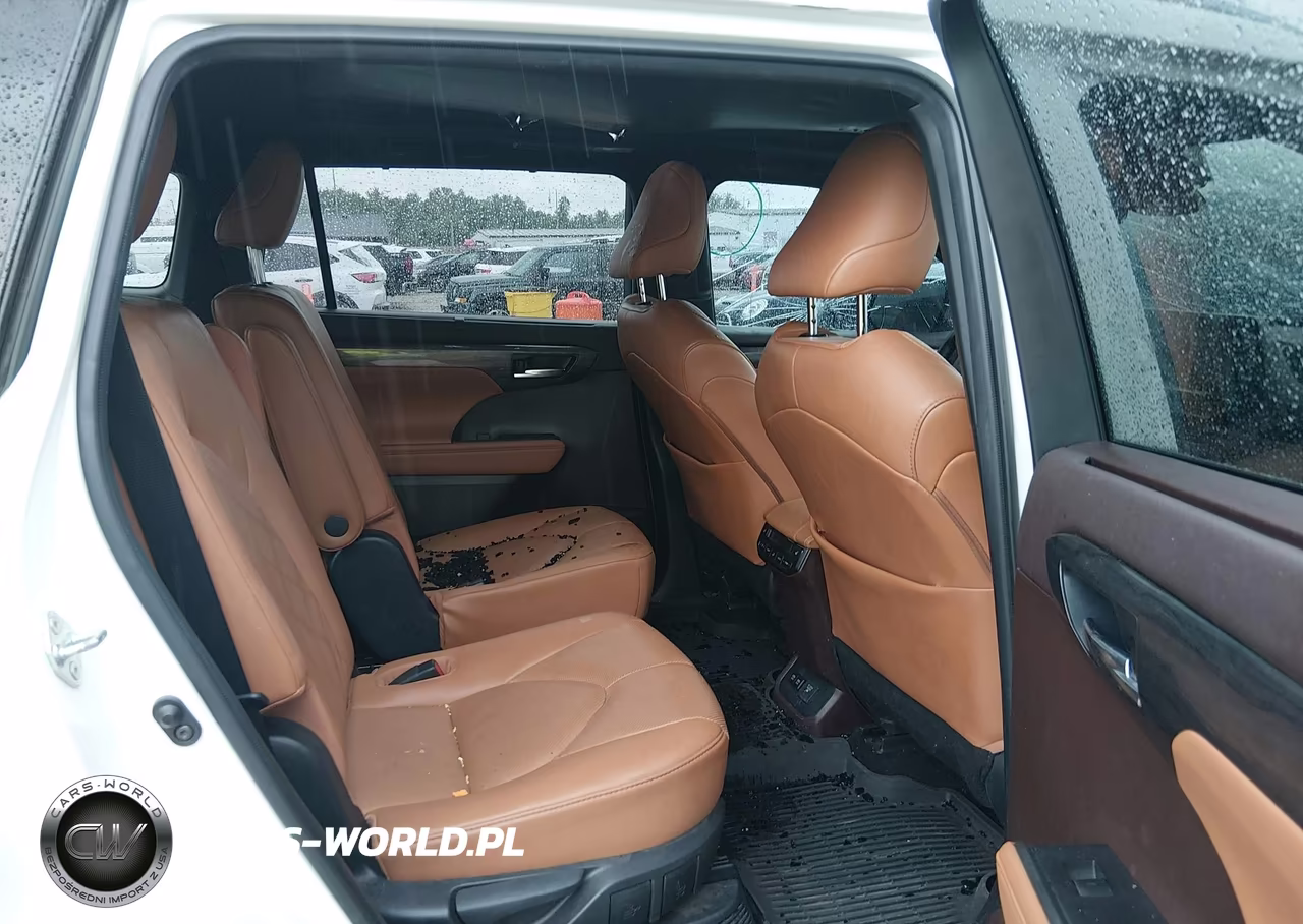 2021 Toyota Highlander Hybrid Platinum VIN:5TDEBRCHXMS019339 - 8