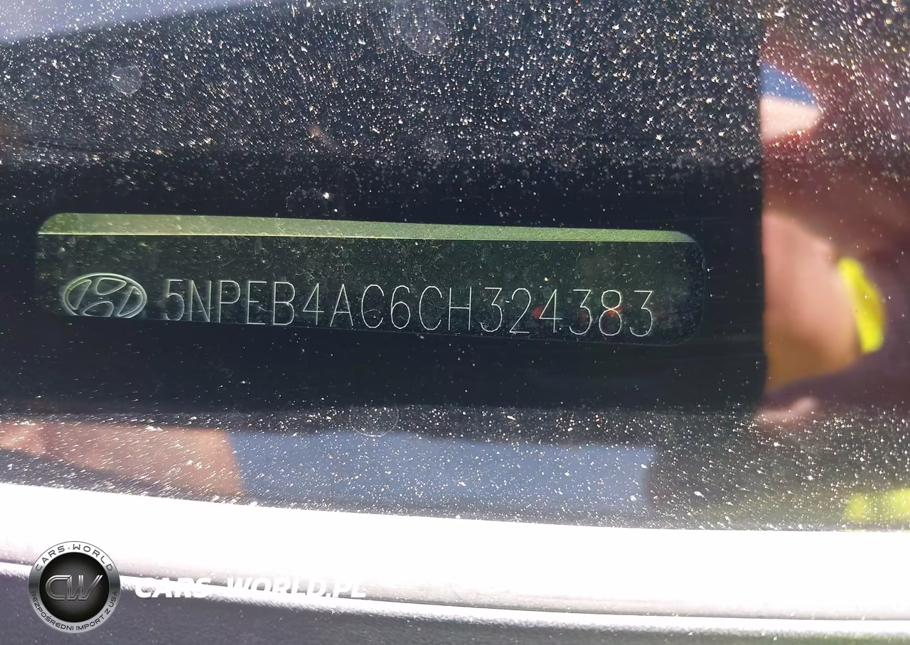 2012 Hyundai Sonata Gls VIN:5NPEB4AC6CH324383 - 9