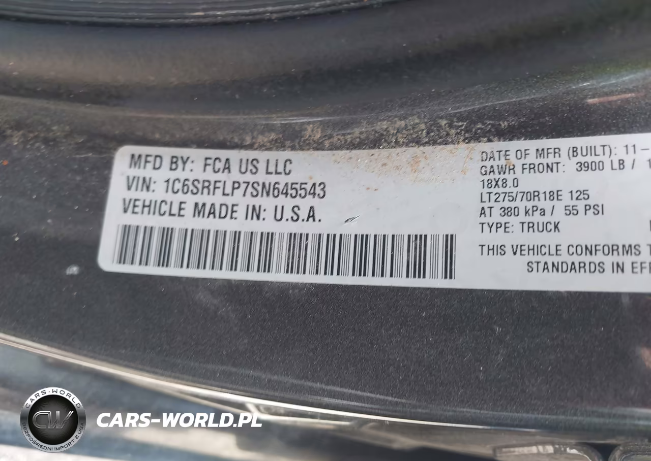 2025 Ram 1500 Rebel 4X4 5'7 Box VIN:1C6SRFLP7SN645543 - 9