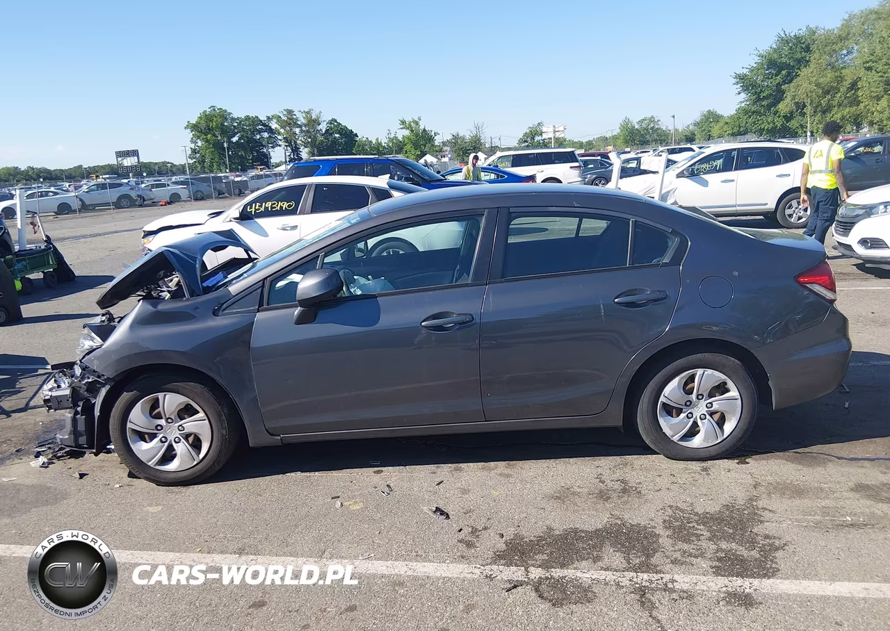 2013 Honda Civic Lx VIN:2HGFB2F54DH585624 - 14