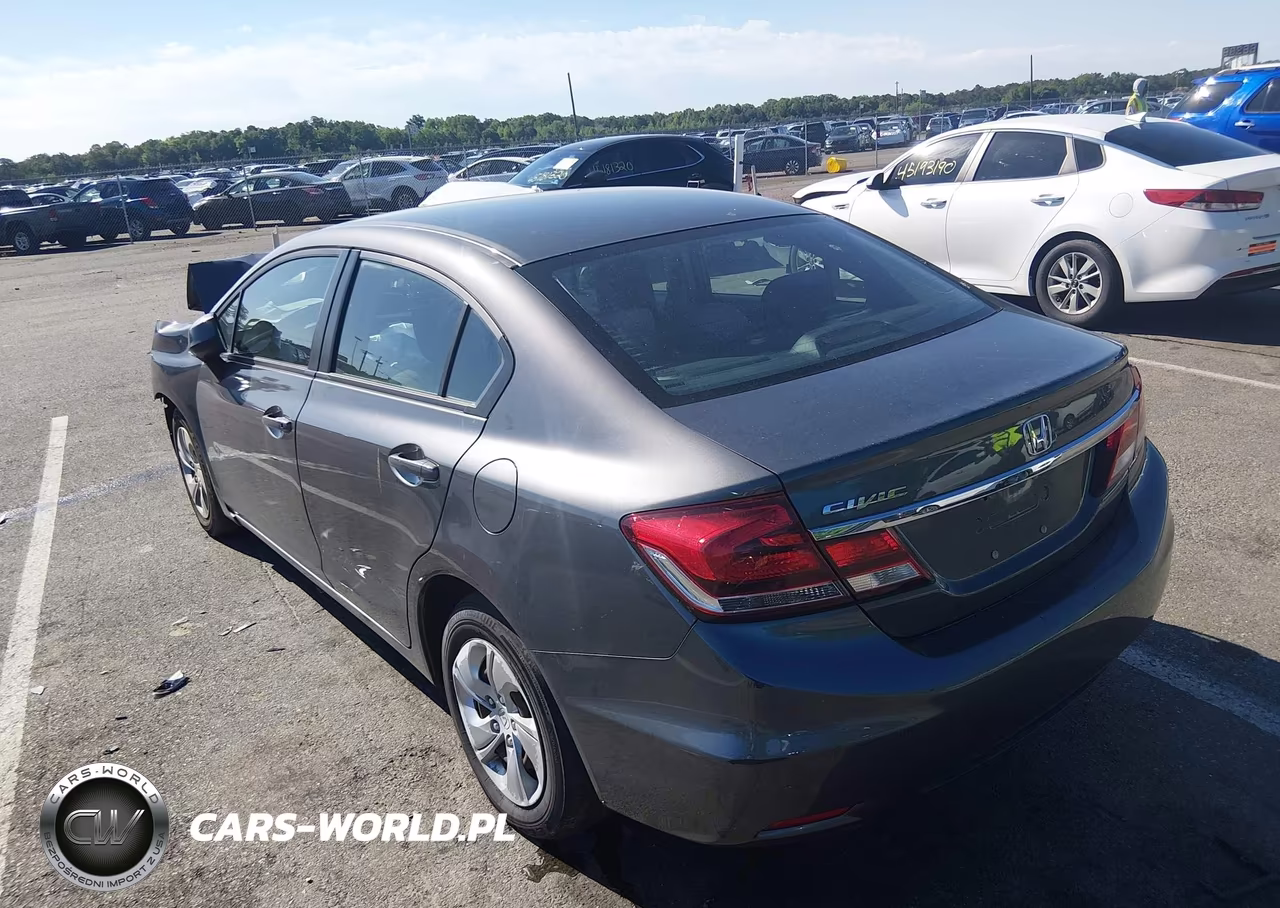 2013 Honda Civic Lx VIN:2HGFB2F54DH585624 - 3
