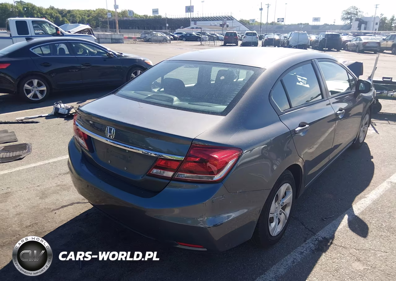 2013 Honda Civic Lx VIN:2HGFB2F54DH585624 - 4