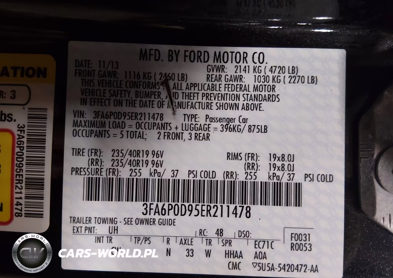 2014 Ford Fusion Titanium VIN:3FA6P0D95ER211478 - 9