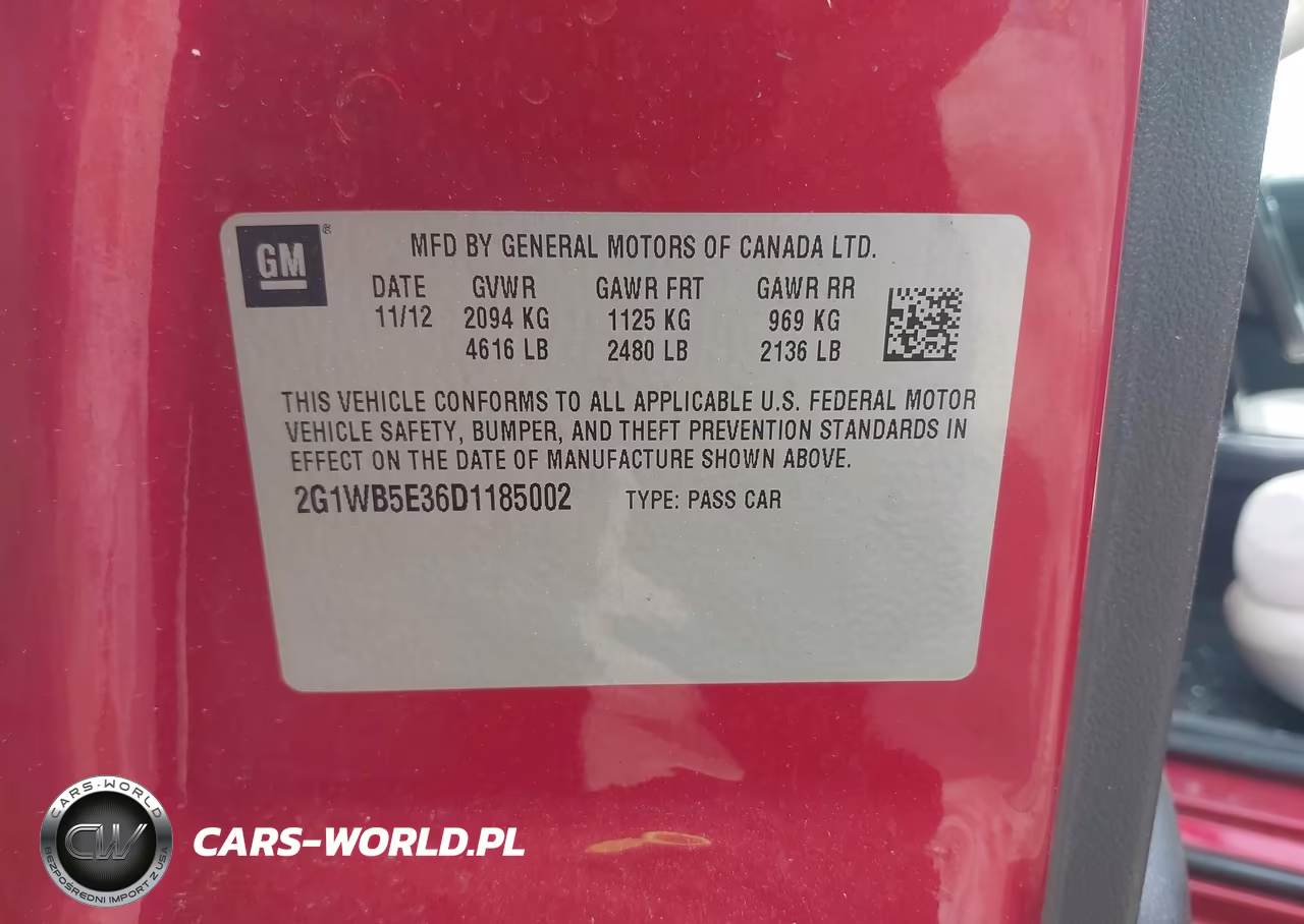 2013 Chevrolet Impala Lt VIN:2G1WB5E36D1185002 - 9