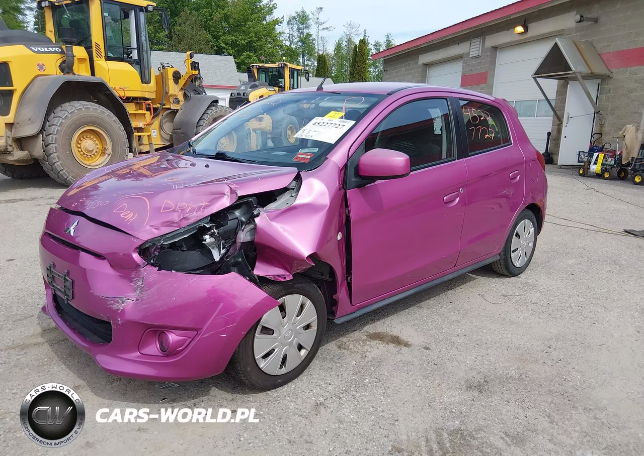 2014 Mitsubishi Mirage De VIN:ML32A3HJ9EH017914 - 2