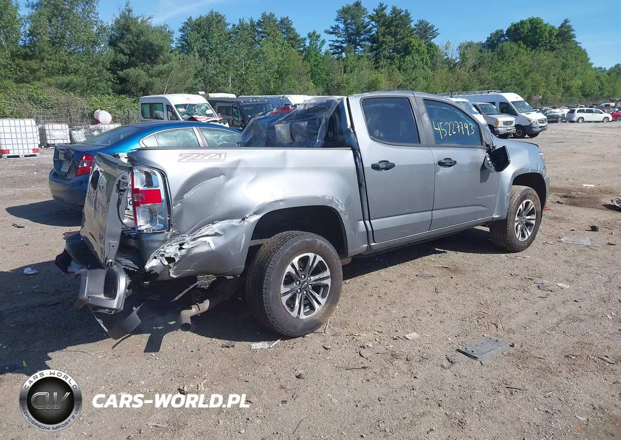 2021 Chevrolet Colorado 2Wd Short Box Z71 VIN:1GCGSDEN5M1233120 - 4