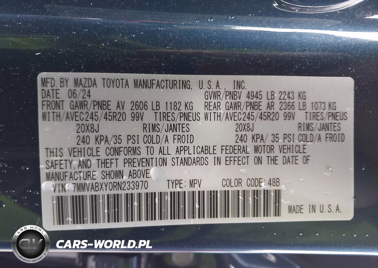 2024 Mazda Cx-50 2.5 Turbo VIN:7MMVABXY0RN233970 - 9