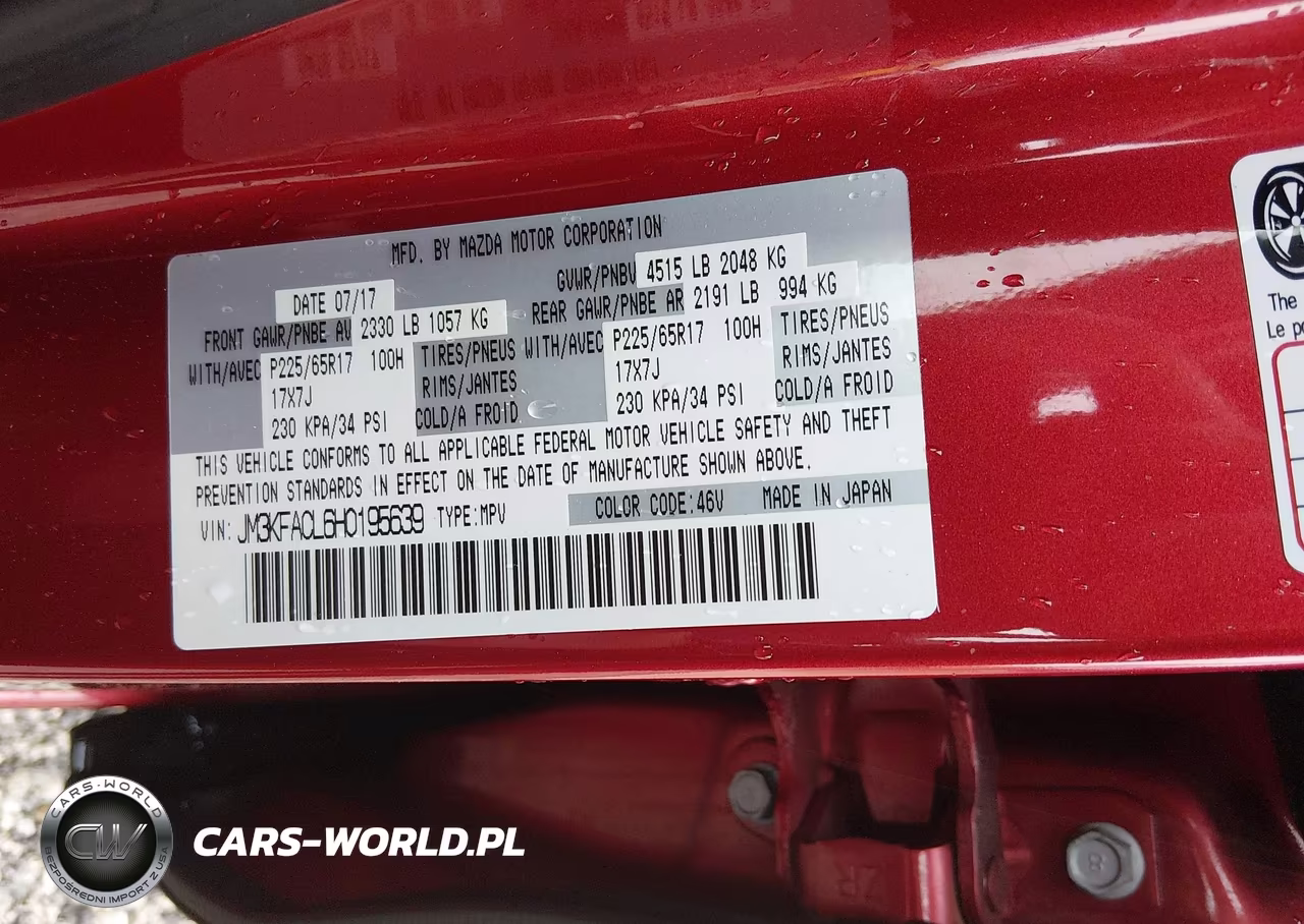 2017 Mazda Cx-5 Touring VIN:JM3KFACL6H0195639 - 9