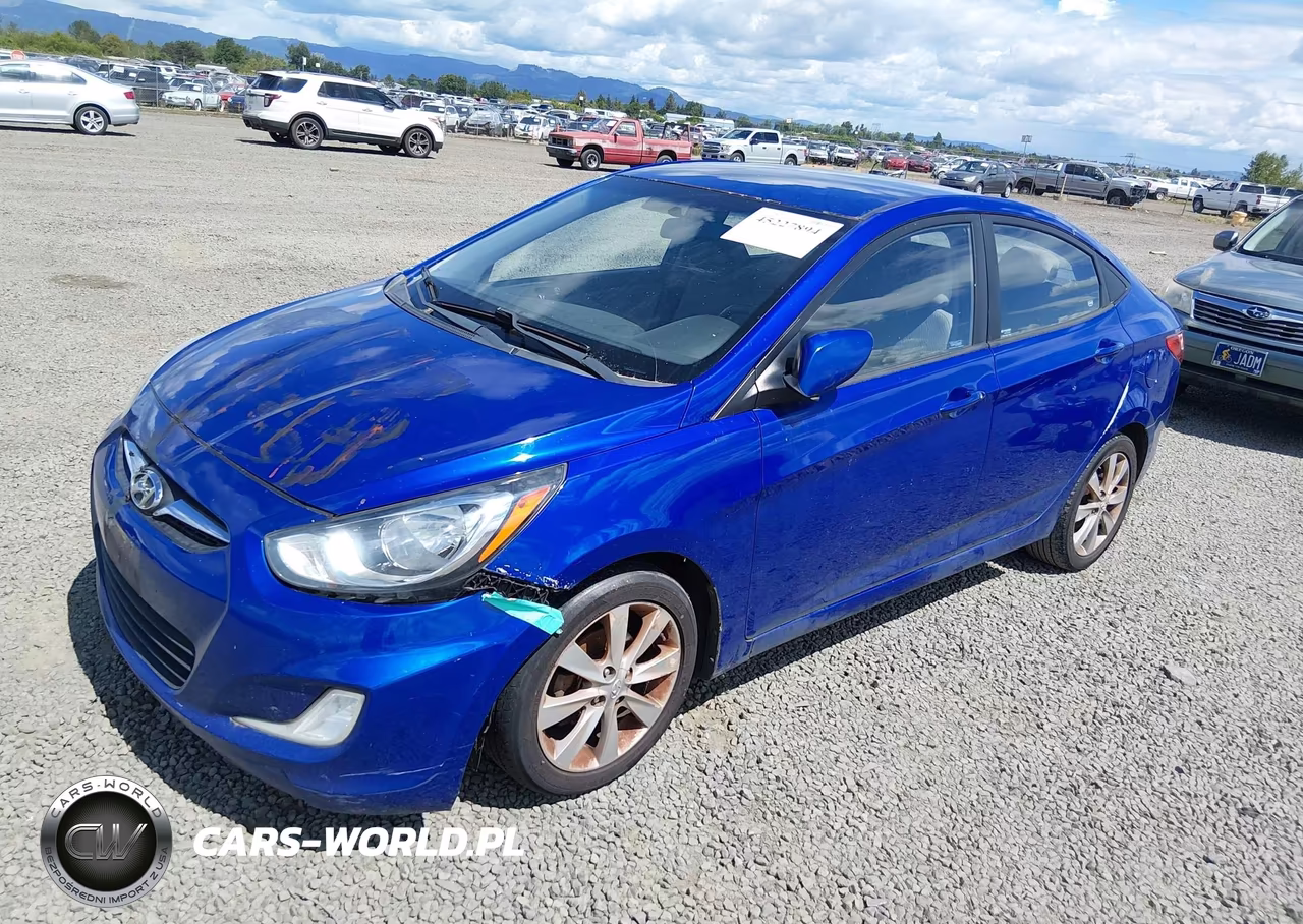 2012 Hyundai Accent Gls VIN:KMHCU4AE4CU064294 - 2