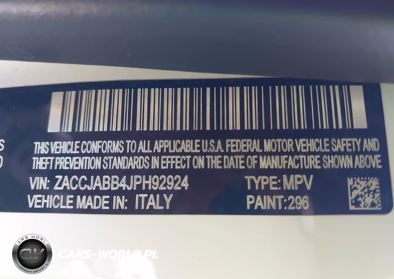 2018 Jeep Renegade Latitude Fwd VIN:ZACCJABB4JPH92924 - 9