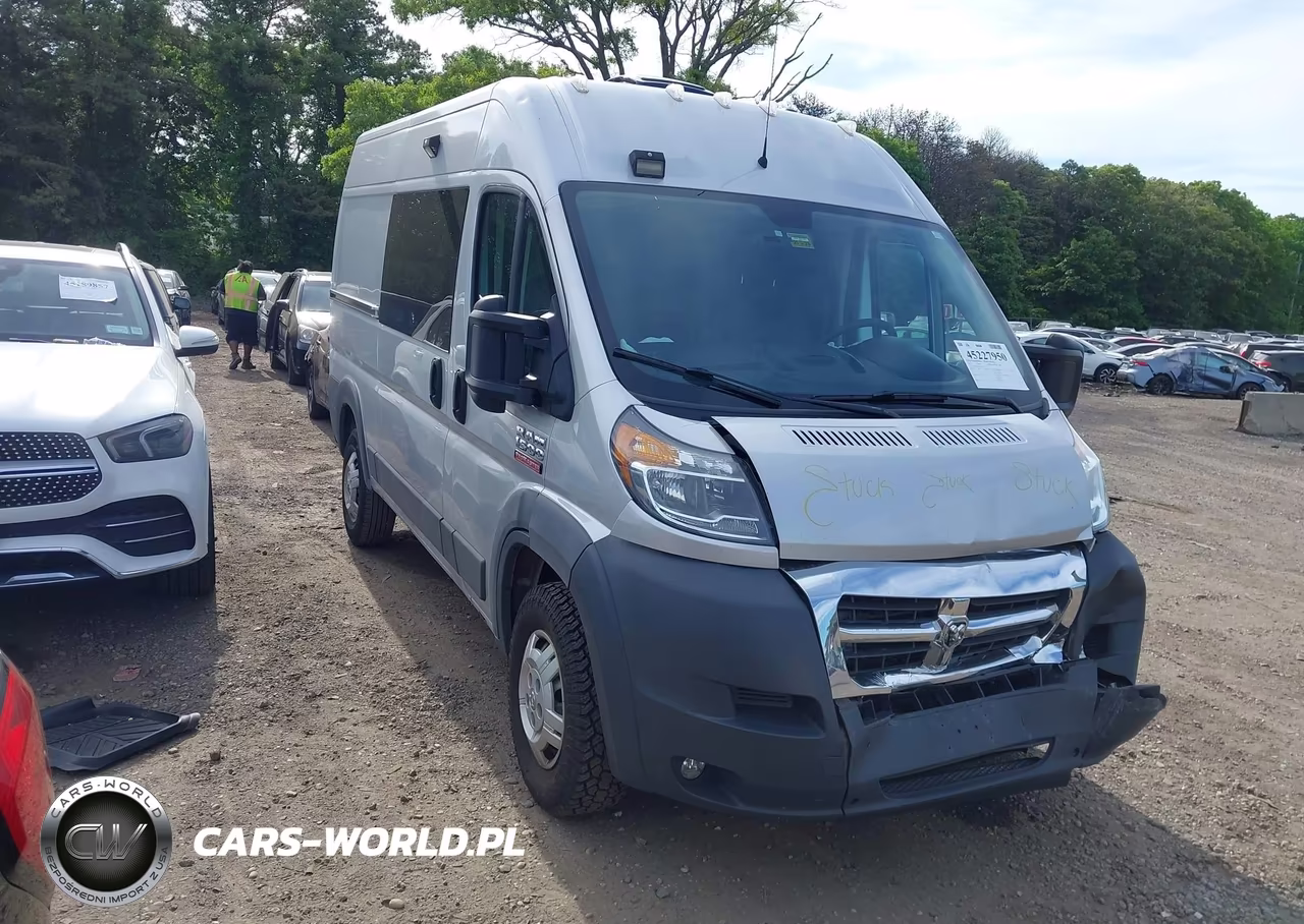 2017 Ram Promaster 1500 High Roof 136 Wb – zdjęcie 1 z 16