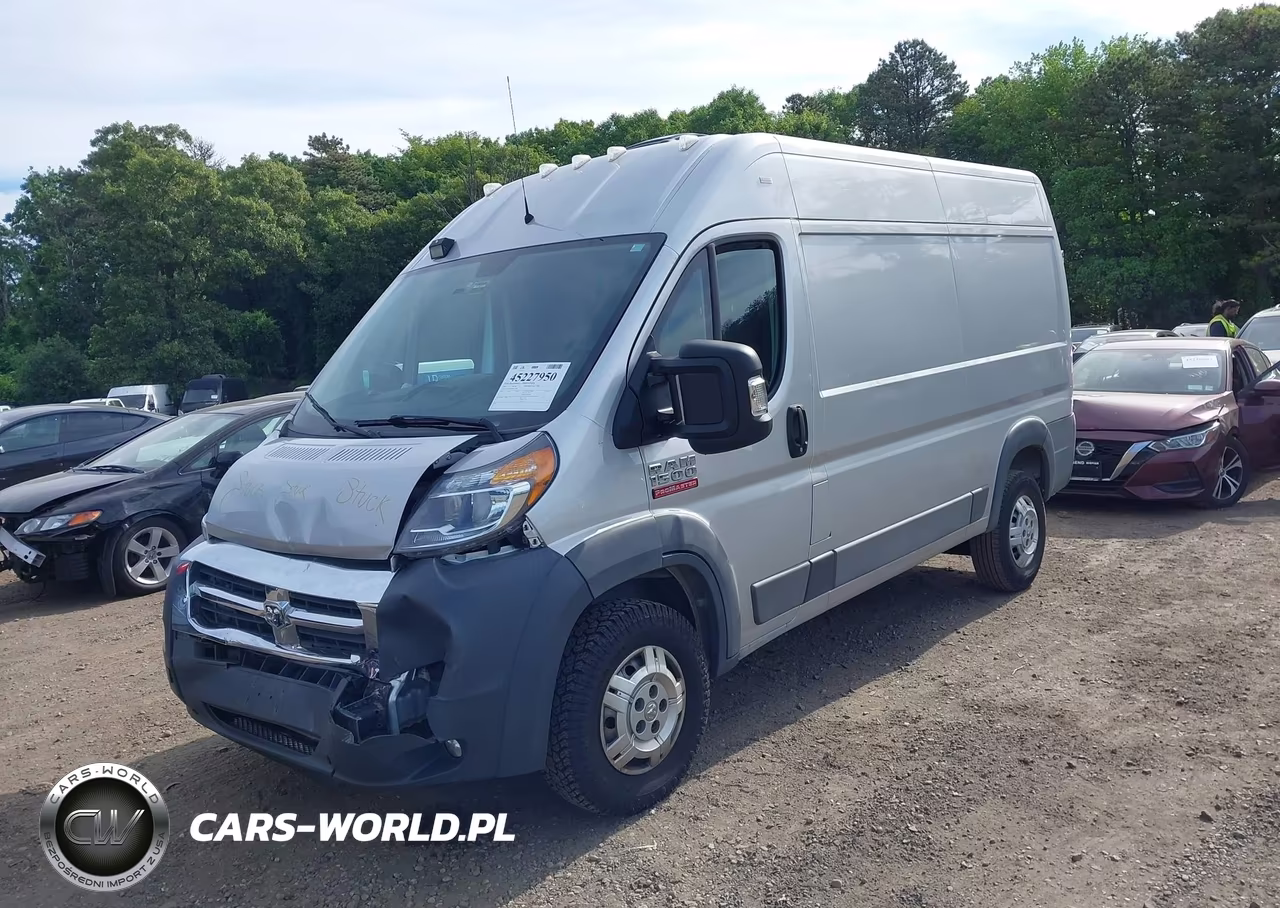 2017 Ram Promaster 1500 High Roof 136 Wb VIN:3C6TRVBGXHE521988 - 2